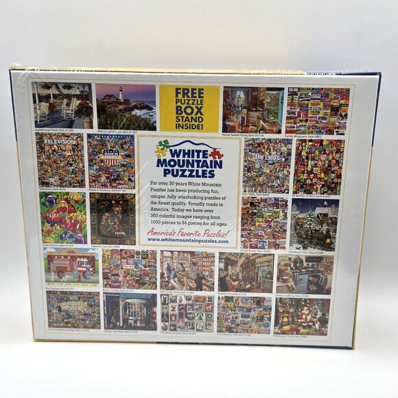 White Mountain Attic Treasures 1000 Piece Rare Hard To Find Sealed Steve Crisp - Picture 2 of 8